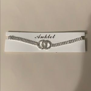 Cute diamond anklet